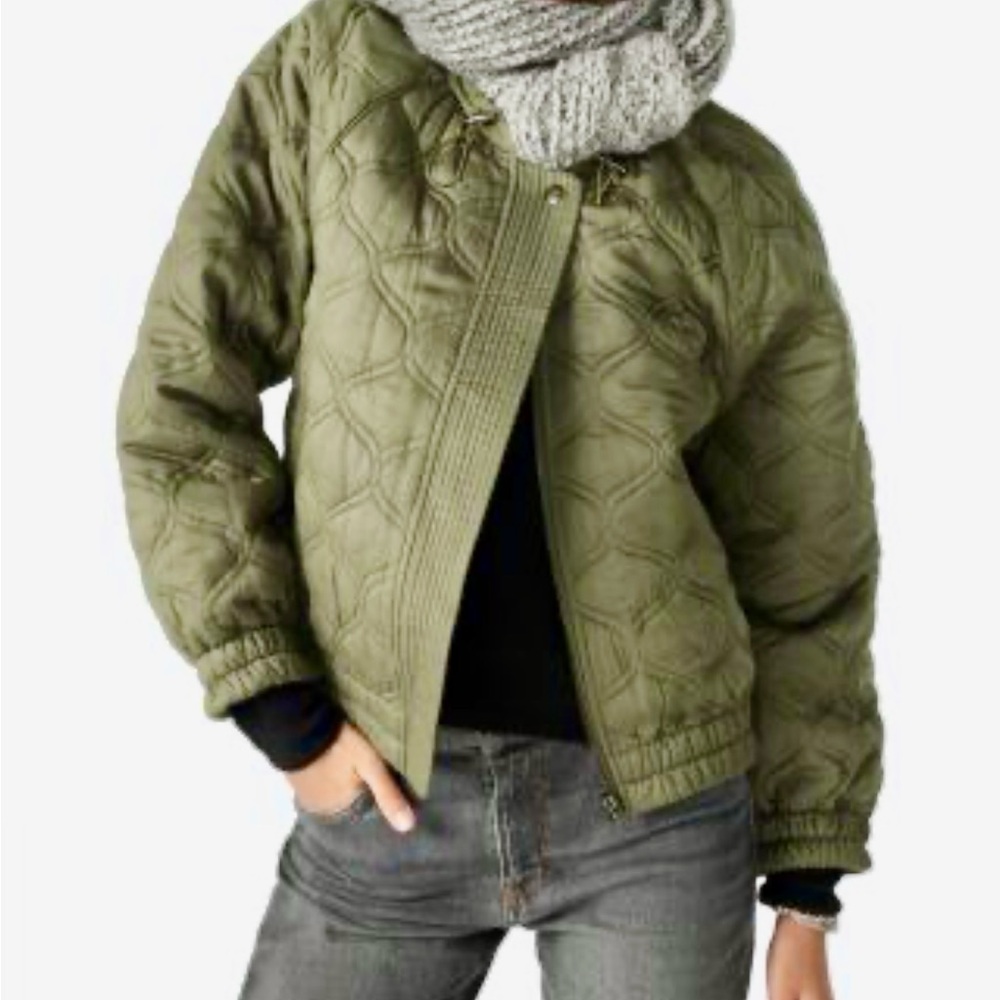 ba&sh Women’s Soho Quilted Jacket in Olive